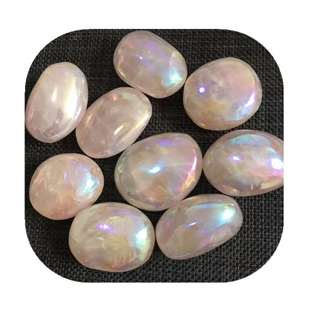

Bulk wholesale pink quartz stone gemstone natural angel aura rose quartz crystals palm stones for Decor