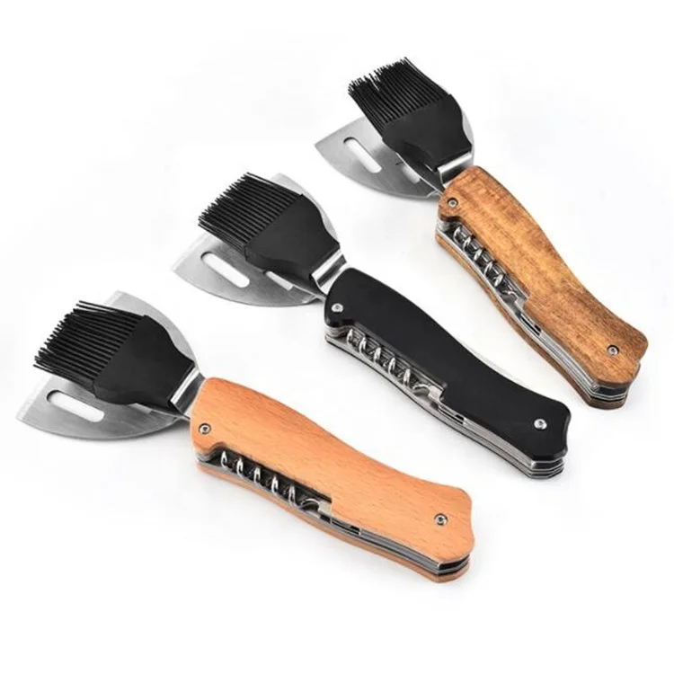 High Quality Camping Outdoor Portable Grilling Barbecue Accessories Multi-Tool Aluminium Wooden Handle Bbq Grill Tool
High Quality Camping Outdoor Portable Grilling Barbecue Accessories Multi-Tool Aluminium Wooden Handle Bbq Grill Tool