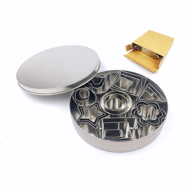 24 Pcs Baking Tool Mold Bulk Hexagon Triangle Rectangle Cookie Cutter Set with Box Stainless Steel Cookie Cutting
24 Pcs Baking Tool Mold Bulk Hexagon Triangle Rectangle Cookie Cutter Set with Box Stainless Steel Cookie Cutting