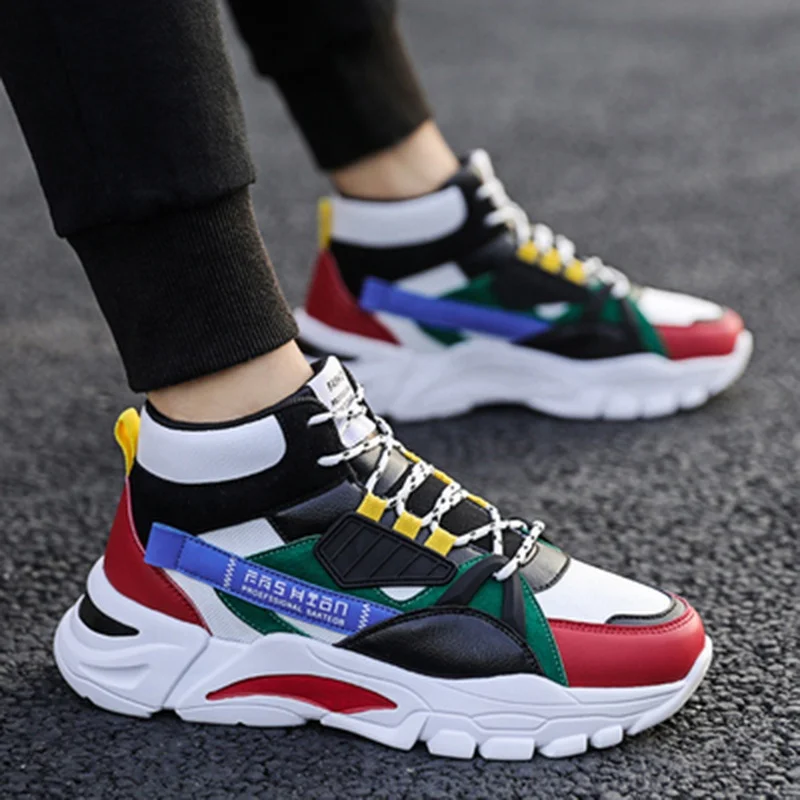 Height Increasing custom casual PU trainers shoes men sneakers, Gray white, multicolor
Height Increasing custom casual PU trainers shoes men sneakers, Gray white, multicolor