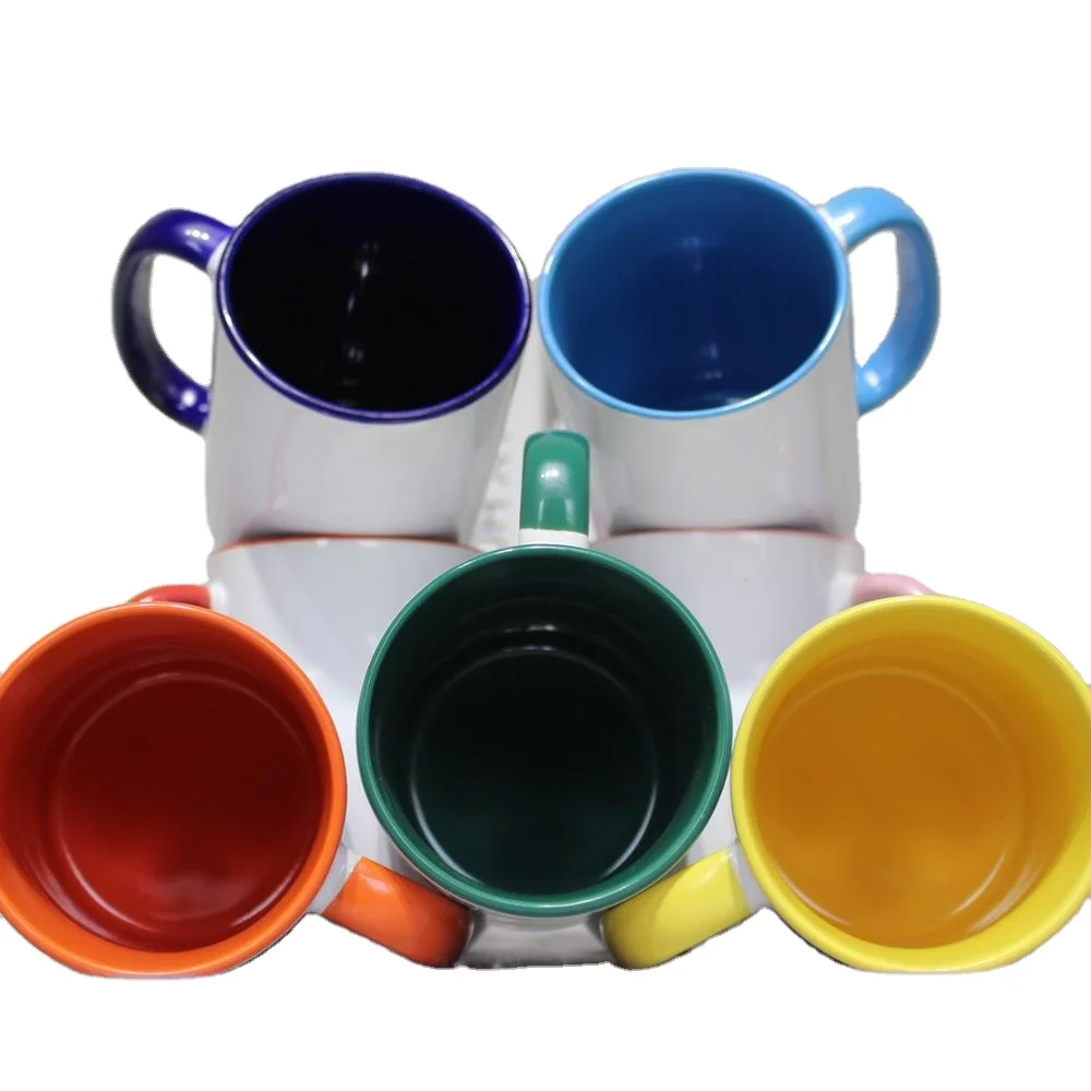 Factory Wholesale Customized Picture Personal Design Logo Printed 15 oz Sublimation Colorful Inner And Handle Mug, Customized color
Factory Wholesale Customized Picture Personal Design Logo Printed 15 oz Sublimation Colorful Inner And Handle Mug, Customized color