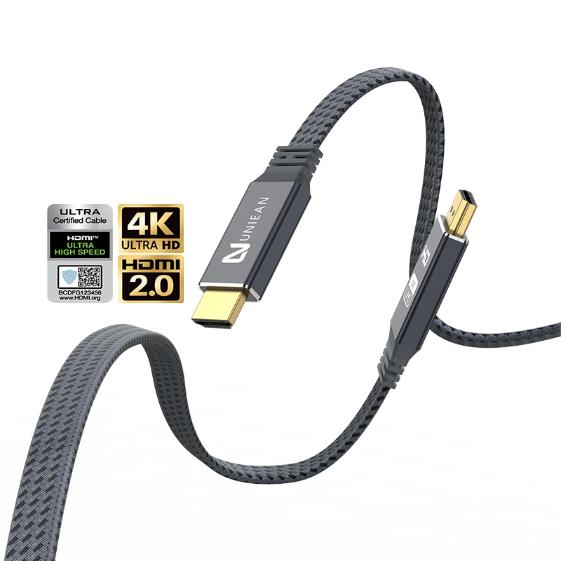 2024 Latest Design Gold Plated HDMI Slim Cable High-Speed Male Male 4K Audio Video Monitor Home Use Slim Flat Cable Splitter
2024 Latest Design Gold Plated HDMI Slim Cable High-Speed Male Male 4K Audio Video Monitor Home Use Slim Flat Cable Splitter