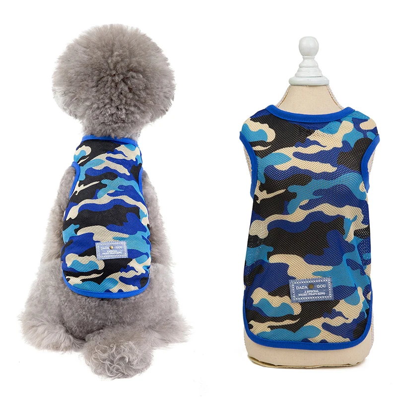 New 2021 Summer Pet Puppy Printed Breathable Dog Clothes Camouflage Wholesale, 2 colors
New 2021 Summer Pet Puppy Printed Breathable Dog Clothes Camouflage Wholesale, 2 colors