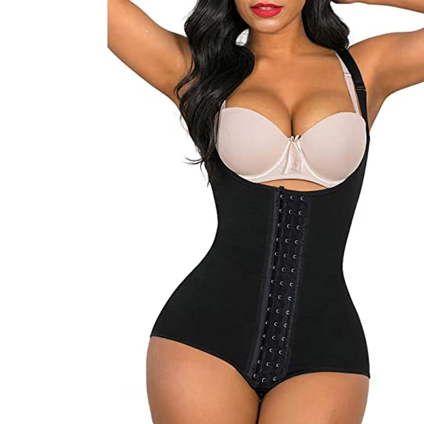 Ladies Waist Trainer Slim Shapewear Sexy Thong Bodysuit Slimming Tummy Control Jumpsuit Women Body Shapers, Skin black or custom
Ladies Waist Trainer Slim Shapewear Sexy Thong Bodysuit Slimming Tummy Control Jumpsuit Women Body Shapers, Skin black or custom