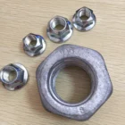 hot dip galvanizing hex big nut m8,m10,m12,m64 din934 ansi b18 2 2 hex nut