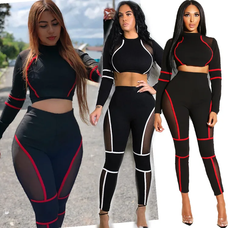2021 Ladies active gym custom leggings sets women fitness clothes mesh spliced apparel yoga suit sport wear
2021 Ladies active gym custom leggings sets women fitness clothes mesh spliced apparel yoga suit sport wear
