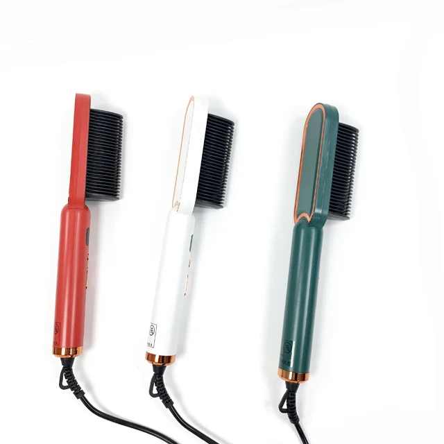 High quality Ceramic straight hair comb salon home use flat iron hair straightener hair straightening brush
High quality Ceramic straight hair comb salon home use flat iron hair straightener hair straightening brush