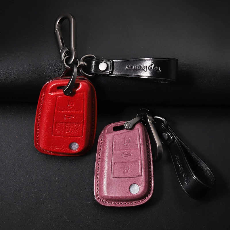 2021 NEW High Quality Genuine Leather Smart Car Key Case Cover for Volkswagen Teramont\Tiguan\Golf\Scirocco, 6 color available
2021 NEW High Quality Genuine Leather Smart Car Key Case Cover for Volkswagen Teramont\Tiguan\Golf\Scirocco, 6 color available