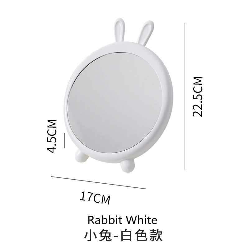 Cartoon Bunny Mirror Nordic Foldable Makeup Mirror Hanging Abs Material Woman Dressing Mirror, White/orange
Cartoon Bunny Mirror Nordic Foldable Makeup Mirror Hanging Abs Material Woman Dressing Mirror, White/orange