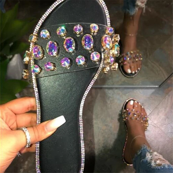 2021 New ladies sandals fancy wholesale flat shoes fashion rhinestone slippers for women ladies footwear
2021 New ladies sandals fancy wholesale flat shoes fashion rhinestone slippers for women ladies footwear