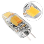 Led ランプ調光対応 12V 1.5 ワット DC LED G4 電球 g4 ライト cob g4 led