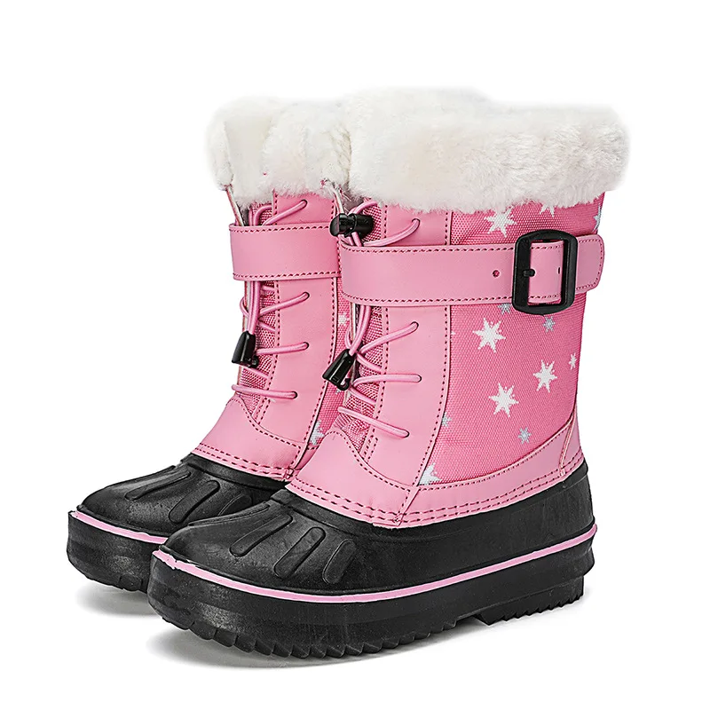 Girls Faux Fur-Lined Ankle Winter Snow Boots, As picture and also can make as your request
Girls Faux Fur-Lined Ankle Winter Snow Boots, As picture and also can make as your request