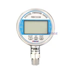 Factory wholesale LCD display manometer intelligent digital pressure gauge .0.1 % 0.4% 0.5% 1% 1/2,1/4 NPT PRSGE