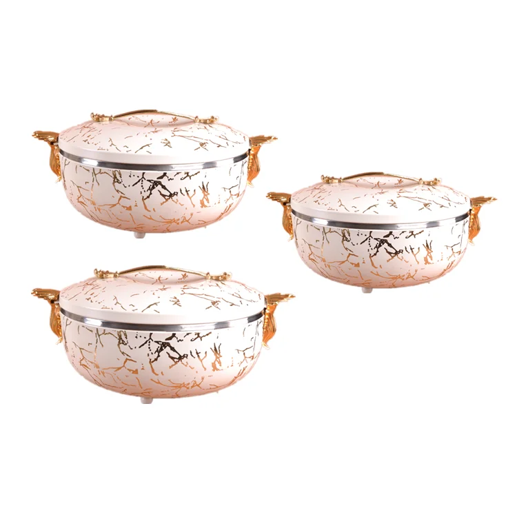 2021 New Arrival Luxury 3 Pcs Set Foil Granite Look Thermal Proof Hot Pot Food Warmer Stainless Steel Containers Set
2021 New Arrival Luxury 3 Pcs Set Foil Granite Look Thermal Proof Hot Pot Food Warmer Stainless Steel Containers Set