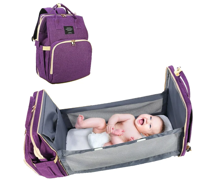 2020 New Multifunctional Mom Baby Diaper Bag Large Capacity Mummy Backpack Bags baby organizer bag with baby bed, Customized colors
2020 New Multifunctional Mom Baby Diaper Bag Large Capacity Mummy Backpack Bags baby organizer bag with baby bed, Customized colors