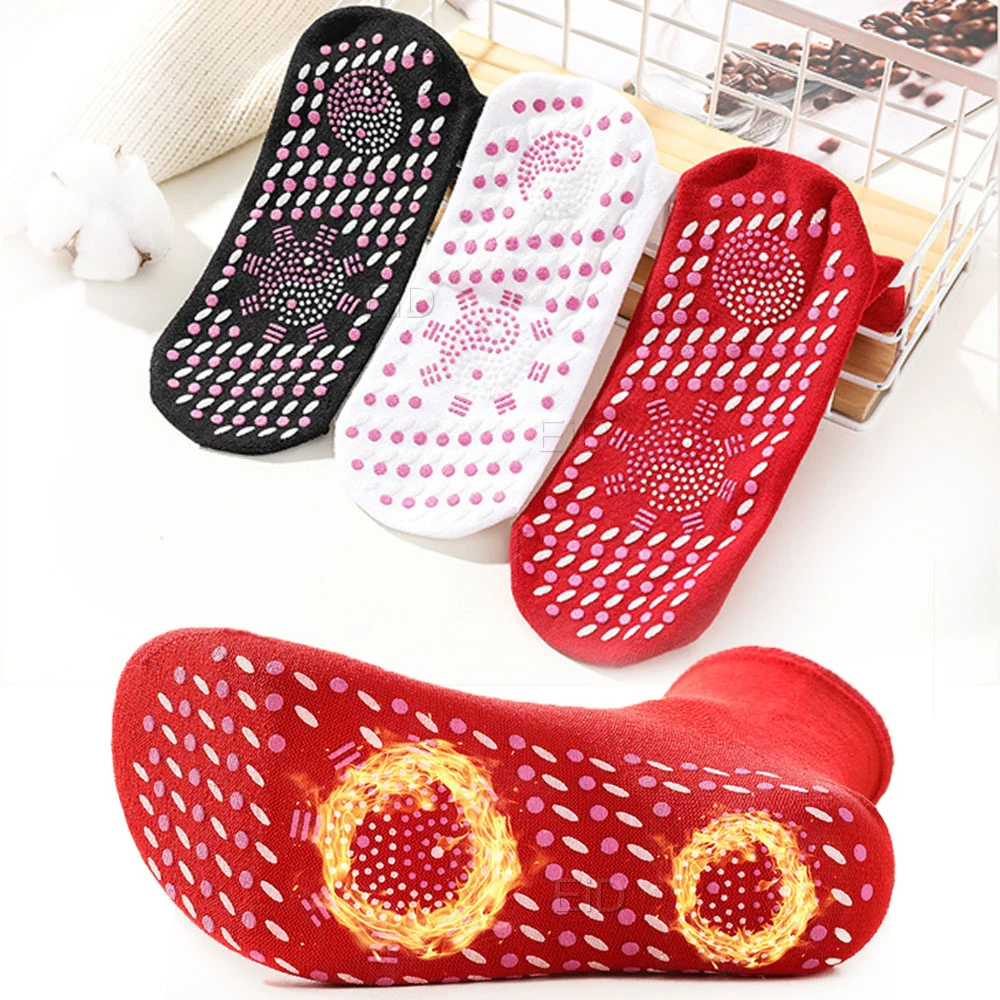 Unisex Self-heating magnetic Therapy Winter Warm Massage tourmaline socks, As the picture
Unisex Self-heating magnetic Therapy Winter Warm Massage tourmaline socks, As the picture