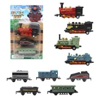 Good Quality 1/64 Diecast Toy Vehicles Pull Back Train Model