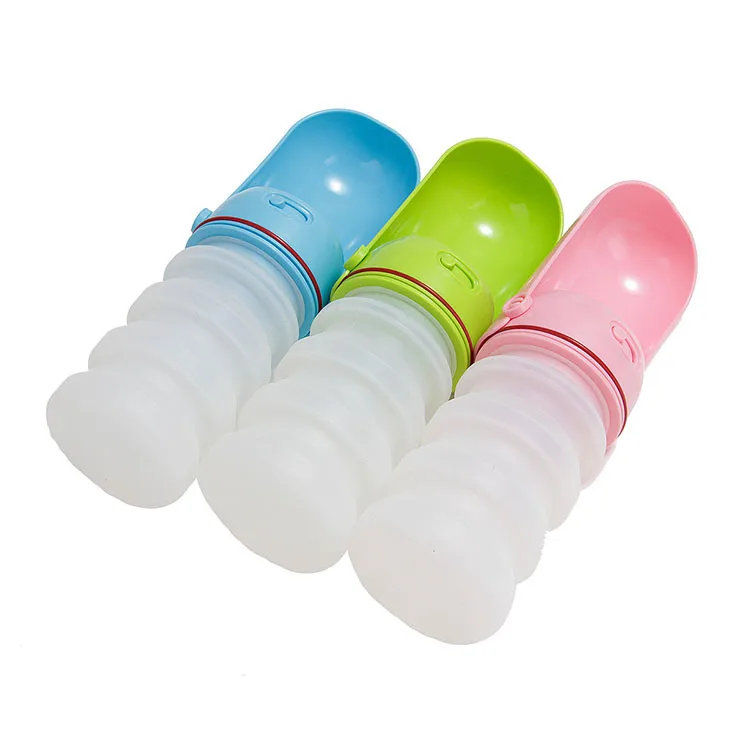 Leakproof foldable pet water bottle outdoor travel dog drink bottle
Leakproof foldable pet water bottle outdoor travel dog drink bottle