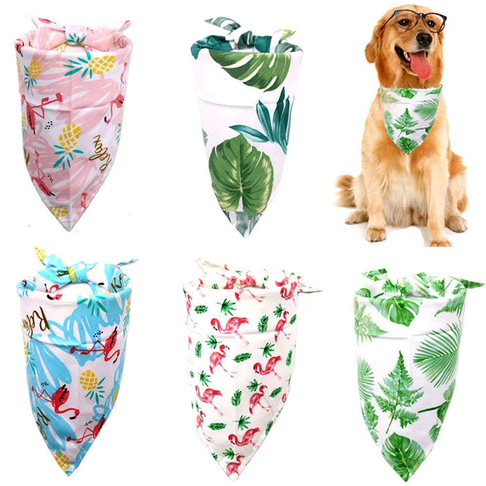 SKERWAL Summer dog bandana Cotton Flamingo & Leaves Triangular Washable dog cooling bandana Dog, 6 colors are available
SKERWAL Summer dog bandana Cotton Flamingo & Leaves Triangular Washable dog cooling bandana Dog, 6 colors are available
