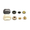 Wholesale Good Price Factory Directly Brass 4 Part New Snap Button Metal Rectangle Square Snap Button