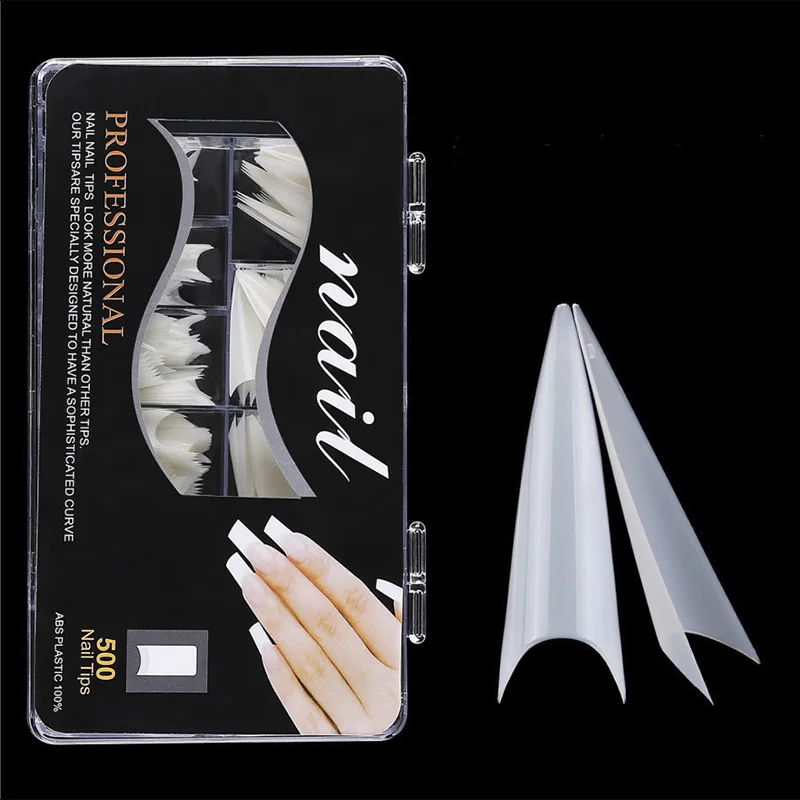 500pcs/box French Style Natural False Nail Tips Full Cover Long Eagle Claw Shape Artificial Nail Art Tips, Transparent
500pcs/box French Style Natural False Nail Tips Full Cover Long Eagle Claw Shape Artificial Nail Art Tips, Transparent