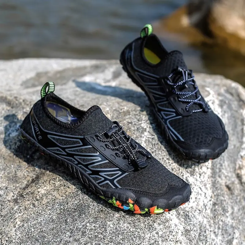 Nuevo Runners Customized Water Shoes Beach Travel Shoes High Elasticity Outdoor White Beach Shoes Black Exclusivo, Customized color
Nuevo Runners Customized Water Shoes Beach Travel Shoes High Elasticity Outdoor White Beach Shoes Black Exclusivo, Customized color