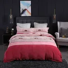 Fashion 100% Polyester Luxury Bed sheets Bedding Set