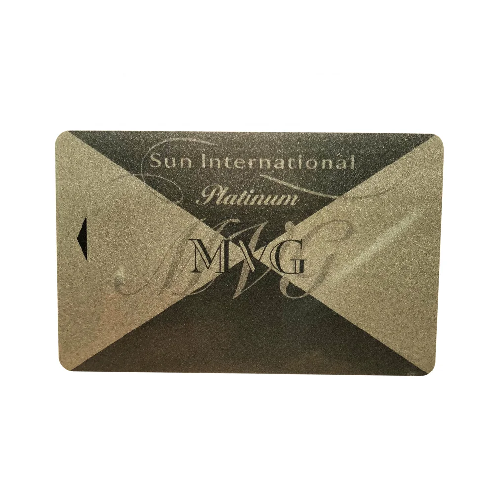 plastic pvc hot stamping gold foil cr80 gitf loyalty card