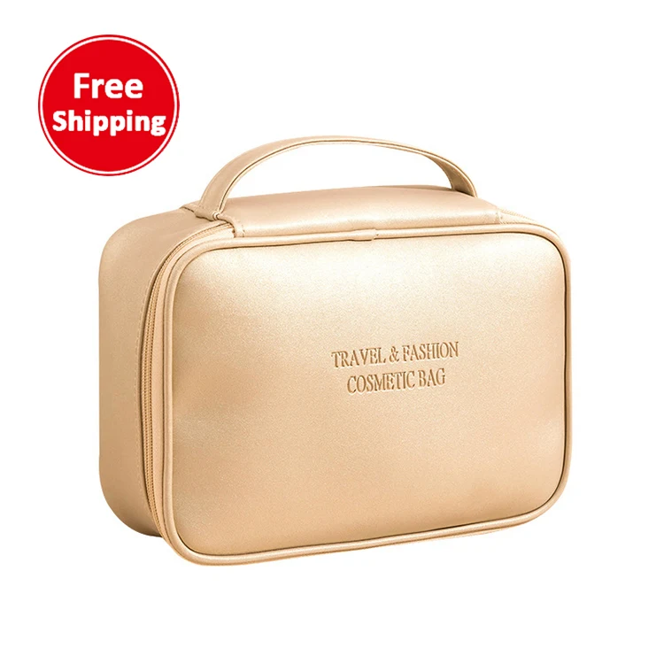 2021 solid color PU leather cosmetic bag female waterproof large-capacity travel ins wind wash bag
2021 solid color PU leather cosmetic bag female waterproof large-capacity travel ins wind wash bag