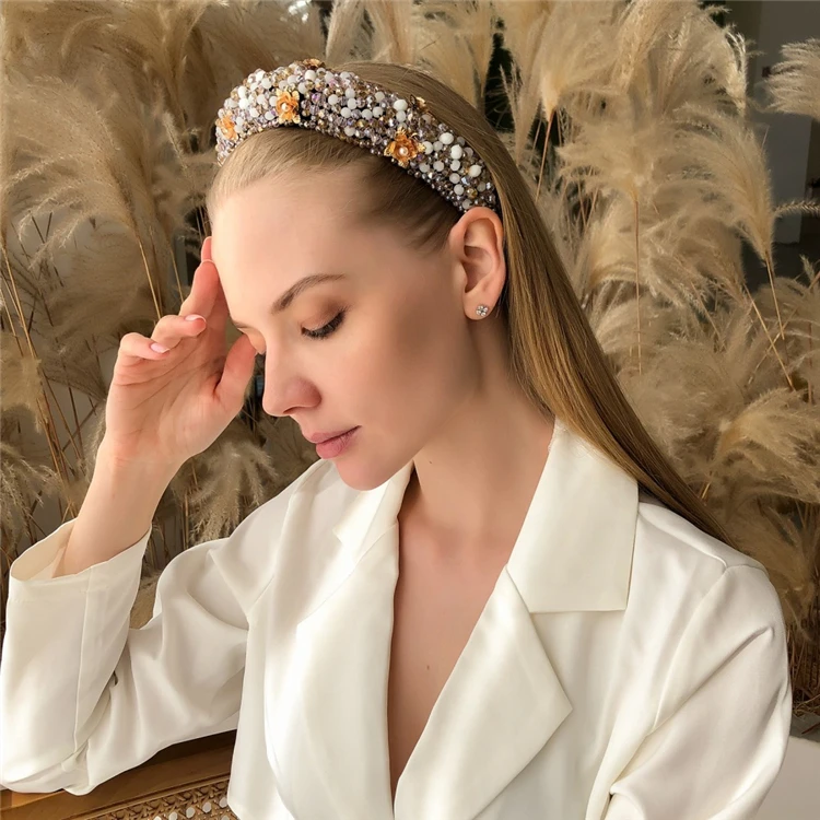 Aimgal Palace gorgeous light luxury headband fashion crystal beaded fabric headband hair accessories wholesale
Aimgal Palace gorgeous light luxury headband fashion crystal beaded fabric headband hair accessories wholesale