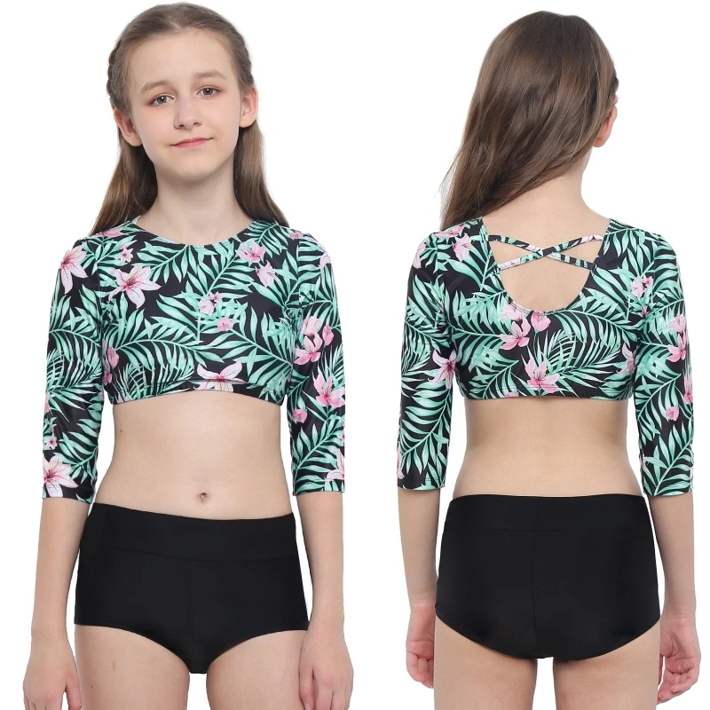 Wholesale Sportwear 2 Pcs Kids Girls Crop Top With Boyshorts Set Running Gym Yoga Fitness Suit
Wholesale Sportwear 2 Pcs Kids Girls Crop Top With Boyshorts Set Running Gym Yoga Fitness Suit
