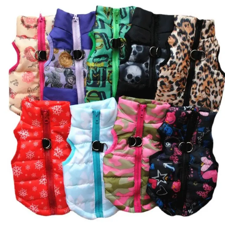 New dog clothes winter thickened dog cotton-padded jacket vest feather silk cotton traction buckle
New dog clothes winter thickened dog cotton-padded jacket vest feather silk cotton traction buckle
