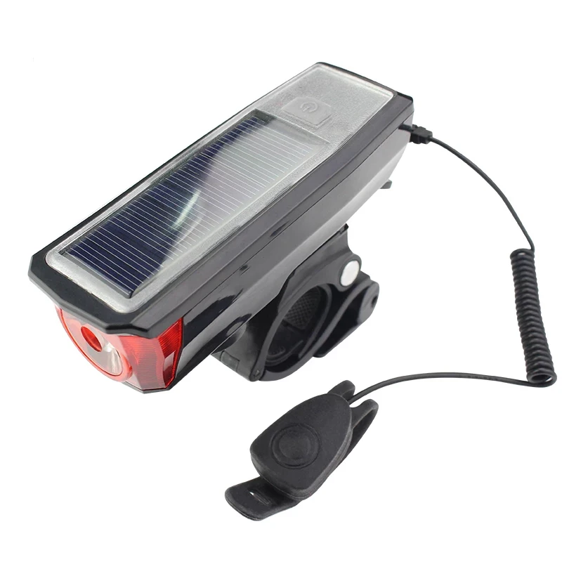 Hot Sell Solar Power Cycling Light Smart Light Sensor Mountain Bike Headlight Cycling Gear With Horn, Black
Hot Sell Solar Power Cycling Light Smart Light Sensor Mountain Bike Headlight Cycling Gear With Horn, Black