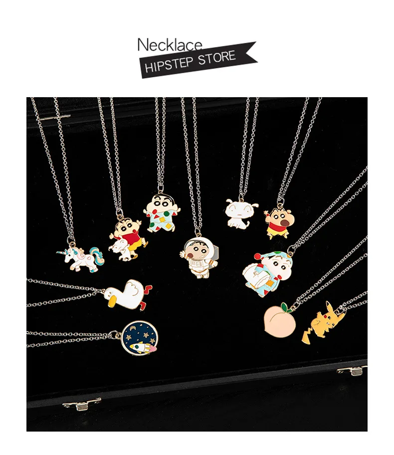 Hotsale Crayon Shin-Chan kids child women cheap cartoons color alloy cute dog peach chain link pendant necklace jewelry
Hotsale Crayon Shin-Chan kids child women cheap cartoons color alloy cute dog peach chain link pendant necklace jewelry