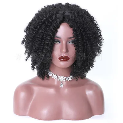 Synthetic 10-12inches European and American Wig Female Short Hair Black Medium Differentiation Fiber Headgear
Synthetic 10-12inches European and American Wig Female Short Hair Black Medium Differentiation Fiber Headgear