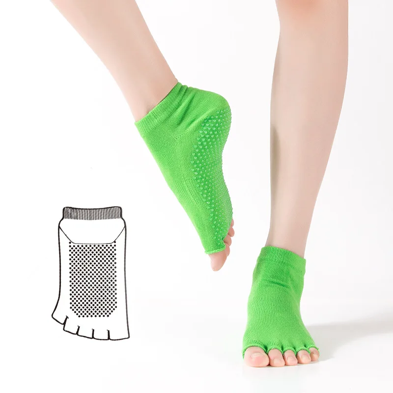 Wholesale Custom Sports Yoga Socks Half Toes Non-slip Breathable Mesh Fashion Simple Comfy 5 Toe Separator Socks
Wholesale Custom Sports Yoga Socks Half Toes Non-slip Breathable Mesh Fashion Simple Comfy 5 Toe Separator Socks