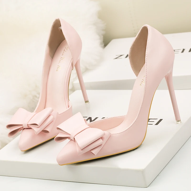 Dropshipping popular pumps heel shoes bow design pumps fashion trend women shoes thin heel women's pumps, White, yellow, red, black, blue, pink, grey
Dropshipping popular pumps heel shoes bow design pumps fashion trend women shoes thin heel women's pumps, White, yellow, red, black, blue, pink, grey
