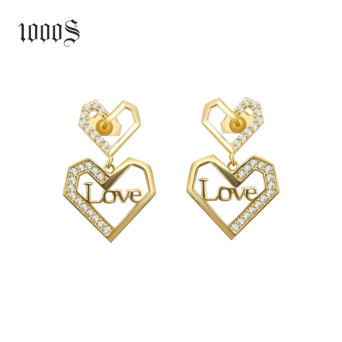 Newest Fashion Design 18K Real Gold CZ Zircon Heart Pendant Earrings Jewelry for Girls
Newest Fashion Design 18K Real Gold CZ Zircon Heart Pendant Earrings Jewelry for Girls