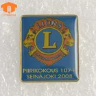 Fashion Style Oem Brand Custom Craft Metal Gold Pin Badges