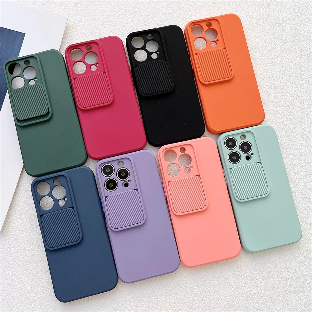 Slide Camera Lens Protective Coque For iPhone 13, Original Liquid Silicone Push Window Phone Case For iPhone 13 12 Pro Max, 10 color
Slide Camera Lens Protective Coque For iPhone 13, Original Liquid Silicone Push Window Phone Case For iPhone 13 12 Pro Max, 10 color