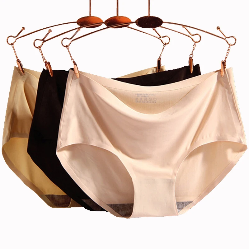 Women Seamless Middle Waist Breathable Briefs Underwear One Piece Ice Silk Panties, 8 colors: white, pink, red, blue, black, purple, nude, coffee
Women Seamless Middle Waist Breathable Briefs Underwear One Piece Ice Silk Panties, 8 colors: white, pink, red, blue, black, purple, nude, coffee
