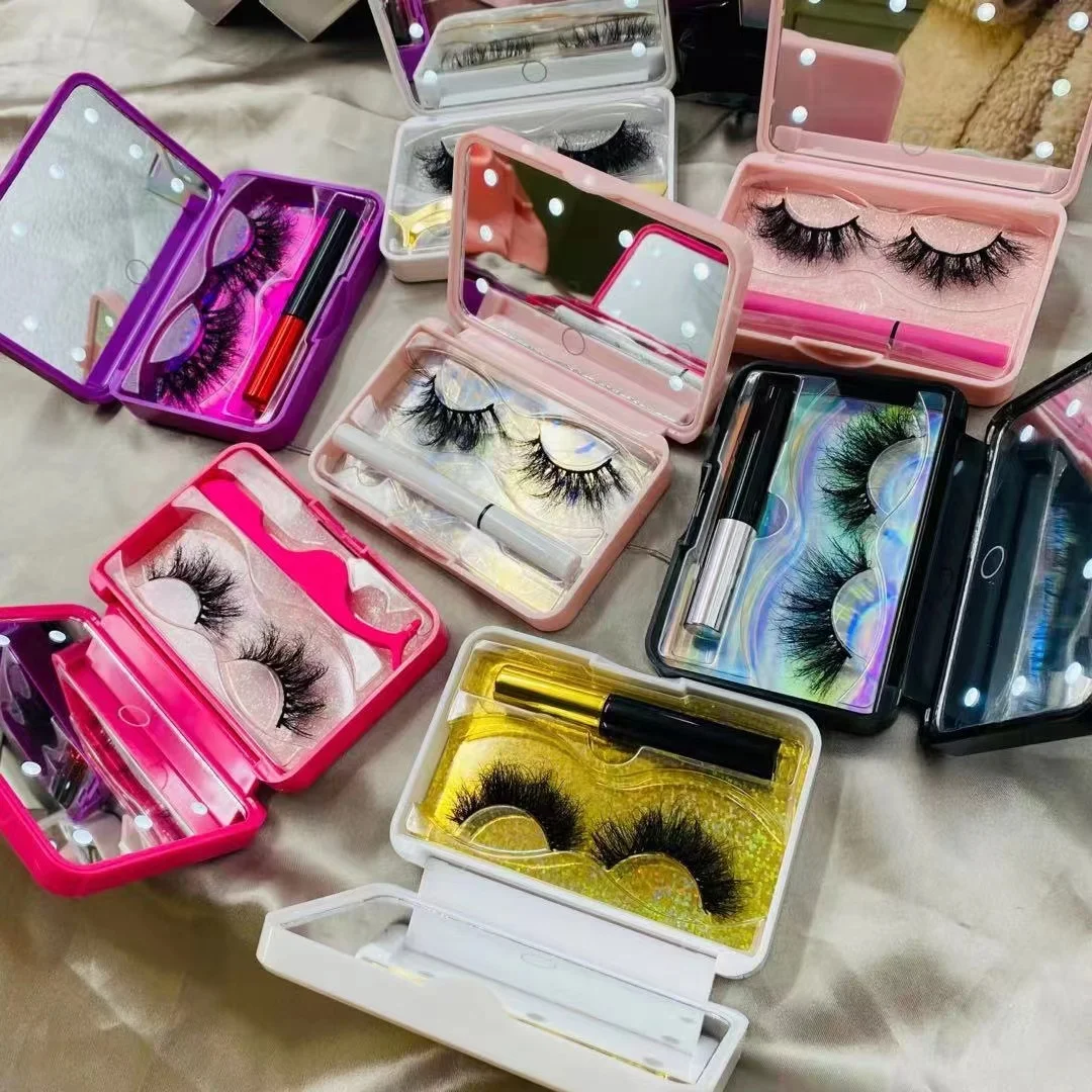 2021 replace battery led eyelashes case vendor customized boxes false eyelash and mink lashes packaging, Black
2021 replace battery led eyelashes case vendor customized boxes false eyelash and mink lashes packaging, Black