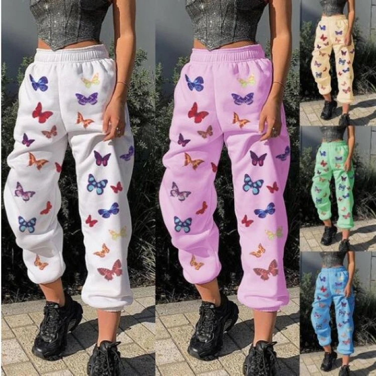 2020 High Quality Casual Sport Trousers Women Jogger Sweat Pants Track Thick Butterfly Sweatpants, As pictures or customized color
2020 High Quality Casual Sport Trousers Women Jogger Sweat Pants Track Thick Butterfly Sweatpants, As pictures or customized color