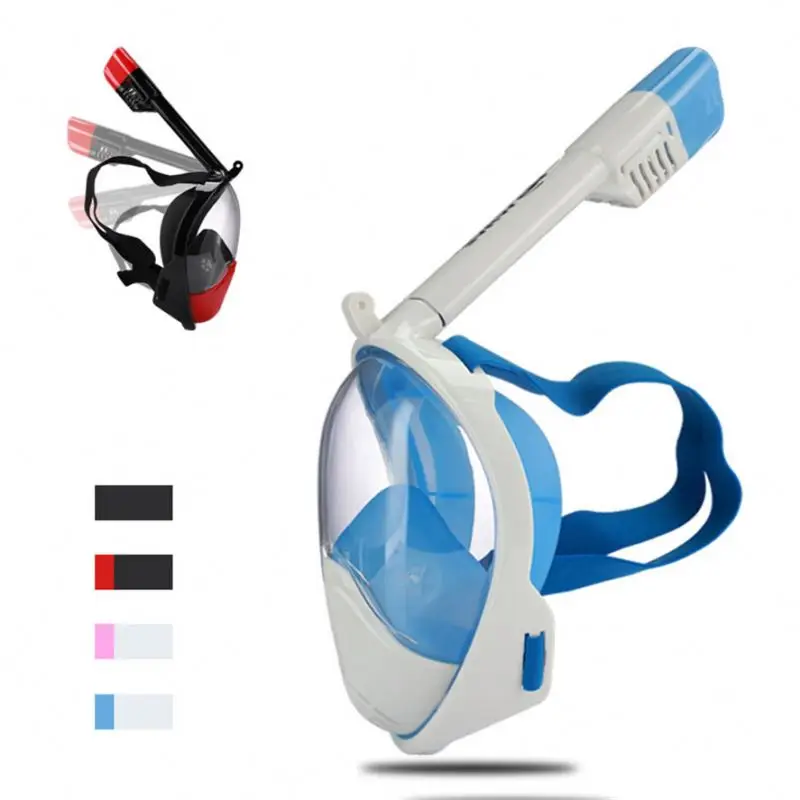 WAVE Latest 180 Degree Fantastic View Easier To Breath Water Full Face Snorkel Mask With 2 Snorkels, Any color
WAVE Latest 180 Degree Fantastic View Easier To Breath Water Full Face Snorkel Mask With 2 Snorkels, Any color