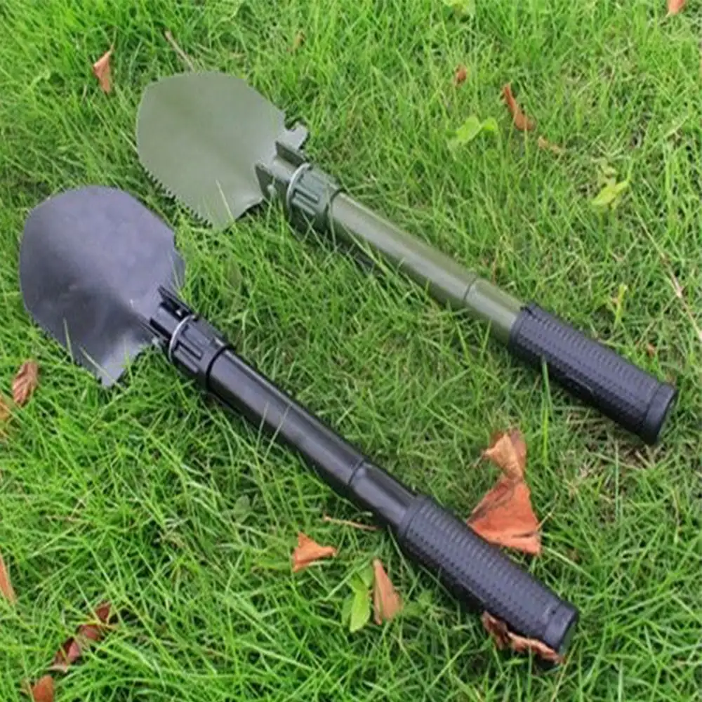 Portable Folding Shovel Multitool Spade Multifunctional Entrenching Tool for Gardening, Camping,Hiking, Fishing