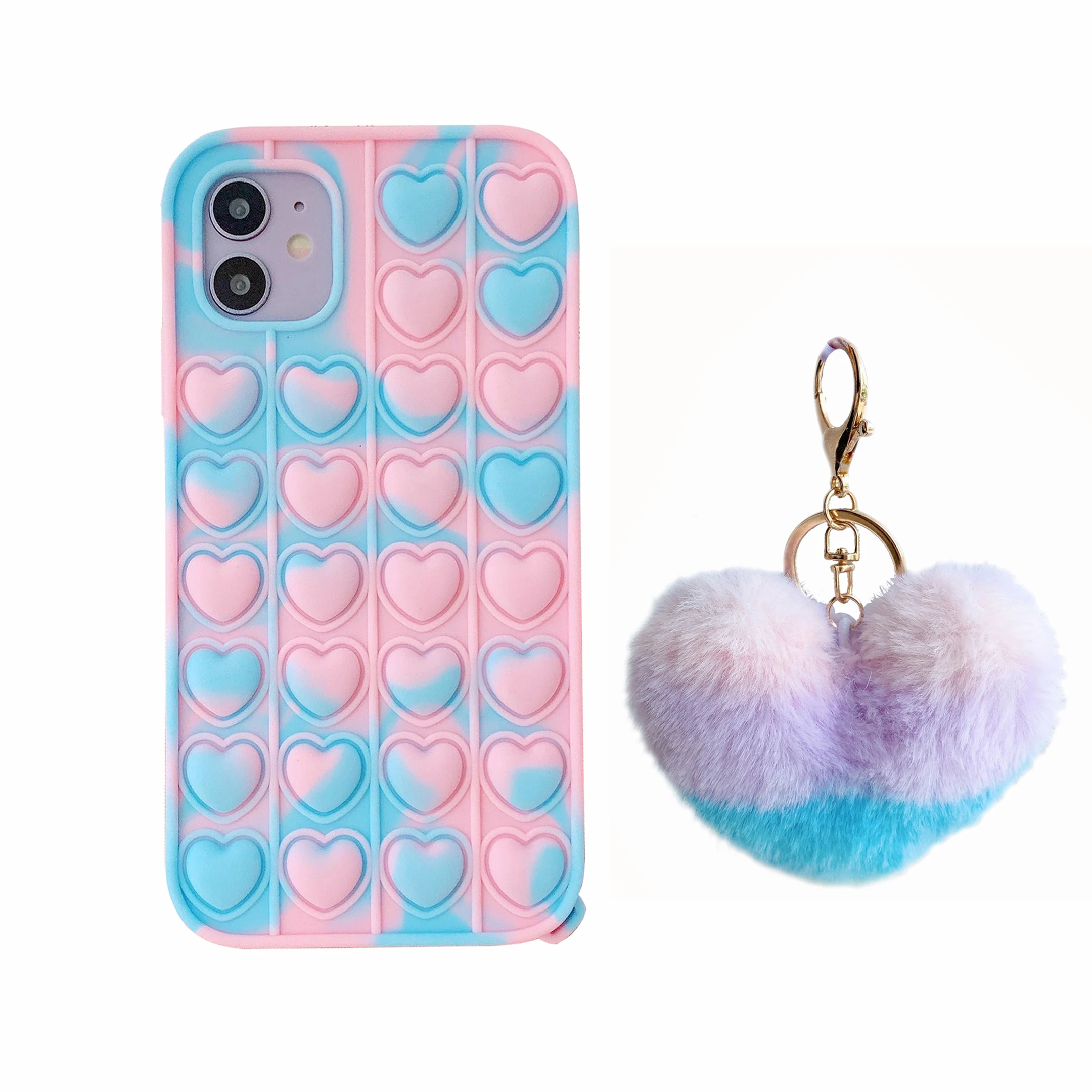 2021 Heart Shape keychain Mobile Phone Cover Silicone Fidget Phone Case For Iphone 6 7 8 X Xs Xr 11 12 Pro Max
2021 Heart Shape keychain Mobile Phone Cover Silicone Fidget Phone Case For Iphone 6 7 8 X Xs Xr 11 12 Pro Max