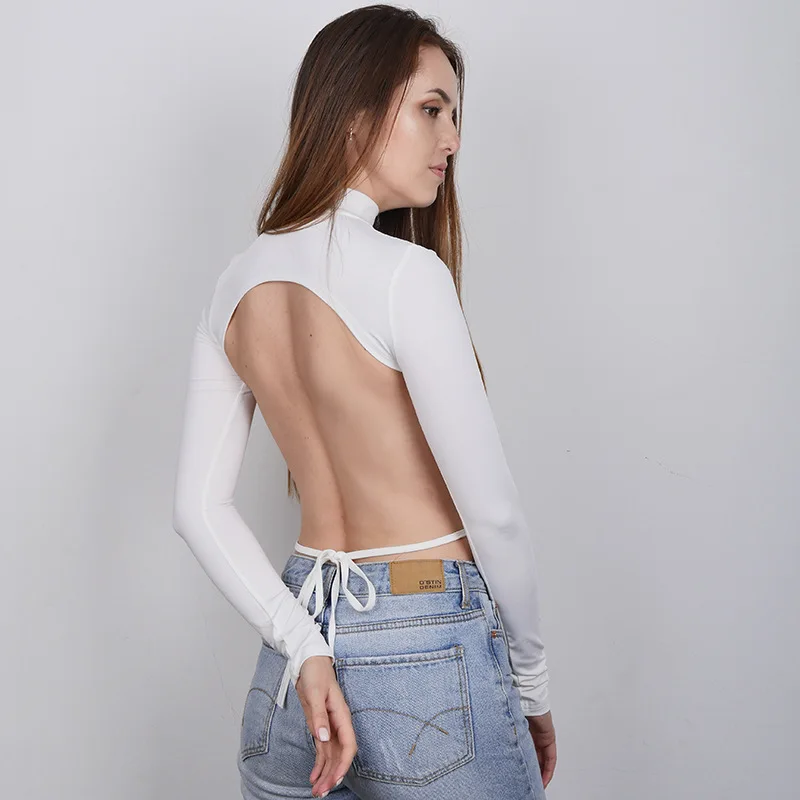 Hollow Out O Neck Long Sleeve T Shirt 2020 Autumn Women Backless Elastic Slim Crop Top, Yellow.army green.white,black
Hollow Out O Neck Long Sleeve T Shirt 2020 Autumn Women Backless Elastic Slim Crop Top, Yellow.army green.white,black