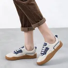 Best Beige Blue Rubber Sole Female Runner Casual Shoes Sneakers Women