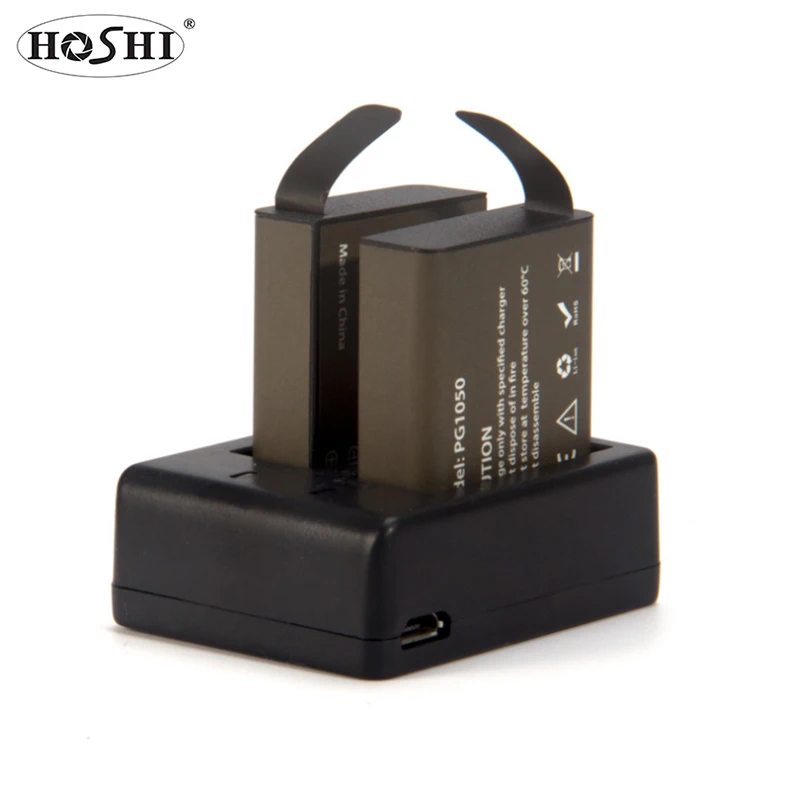 HOSHI Dual charger Battery for EKEN H9R H6S H5S PLUS action camera accessories EKEN H9R battery 1050mAh
HOSHI Dual charger Battery for EKEN H9R H6S H5S PLUS action camera accessories EKEN H9R battery 1050mAh