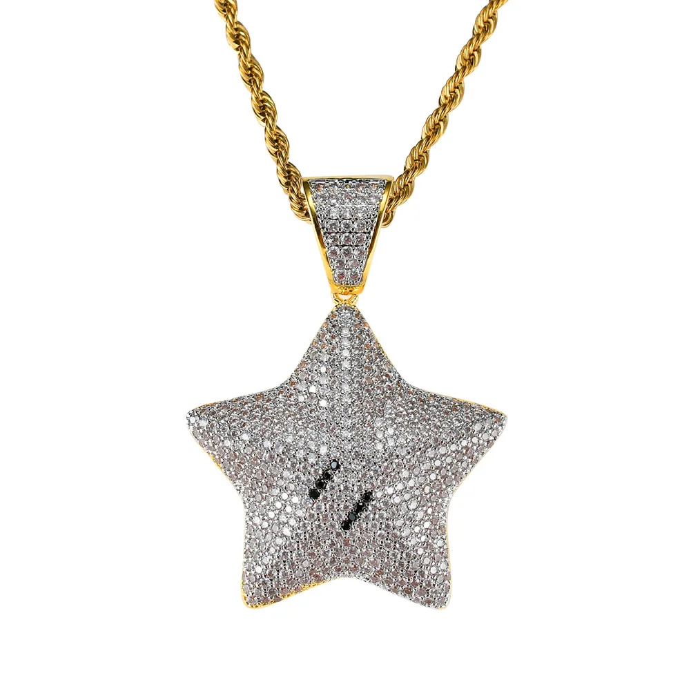 TUNKALL CN014 Brass Setting CZ Pendant Iced Out Cubic Zircon Necklace Hip Hop Jewelry Men Necklaces
TUNKALL CN014 Brass Setting CZ Pendant Iced Out Cubic Zircon Necklace Hip Hop Jewelry Men Necklaces